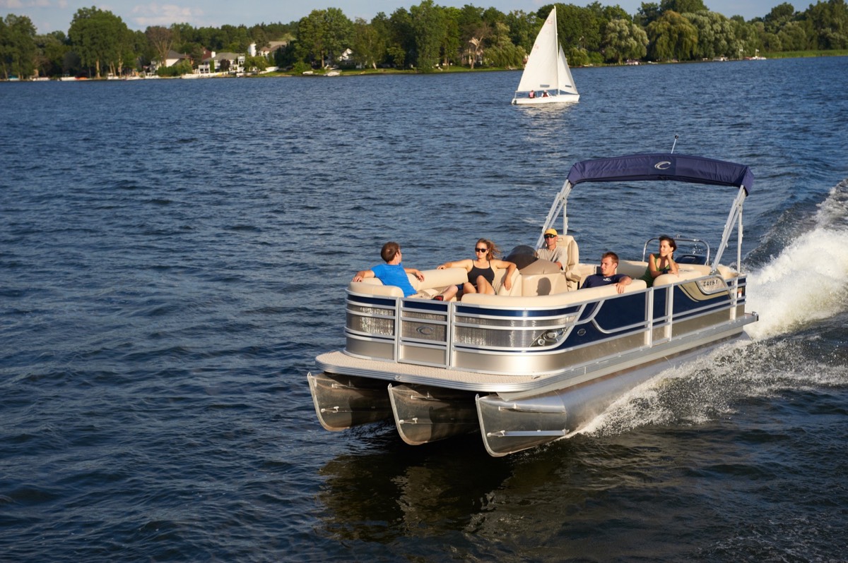 Rent a pontoon boat in Clearwater